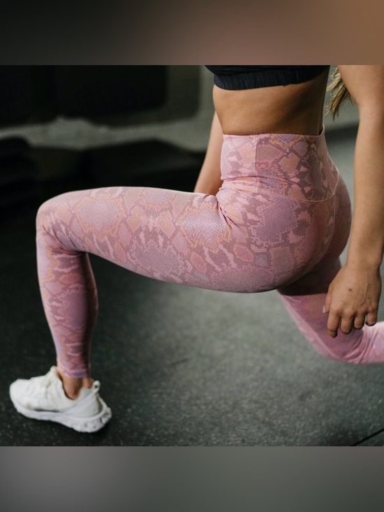 Pants - ZYIA Pink Mojave Light n Tight Leggings